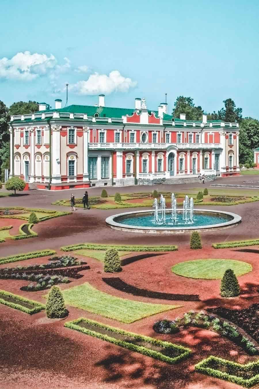 Kadriorg Palace in Tallinn Estonia