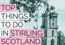 Top things to do in Stirling Scotland! One of the best towns in Scotland that I have ever visited! #scotland