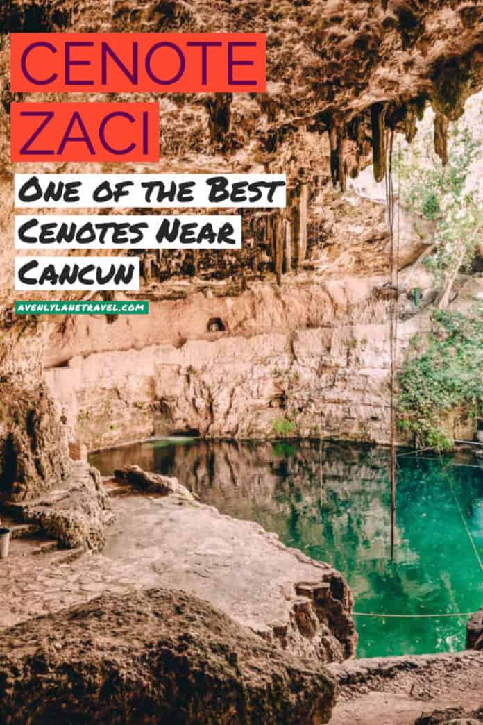 Cenote Zaci - One of the best cenotes in Mexico! #avenlylane #avenlylanetravel #cenotes #mexicotravel #beautifulplaces #travelinspiration #traveldestinations