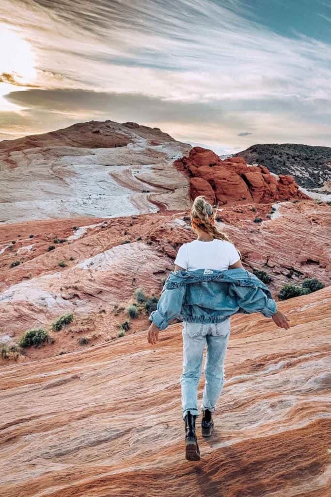 Fire Wave Hike in the Valley of Fire Las Vegas. 