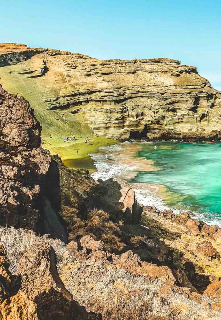 Papakolea Beach on the Big Island in Hawaii! (Green Sand Beach)