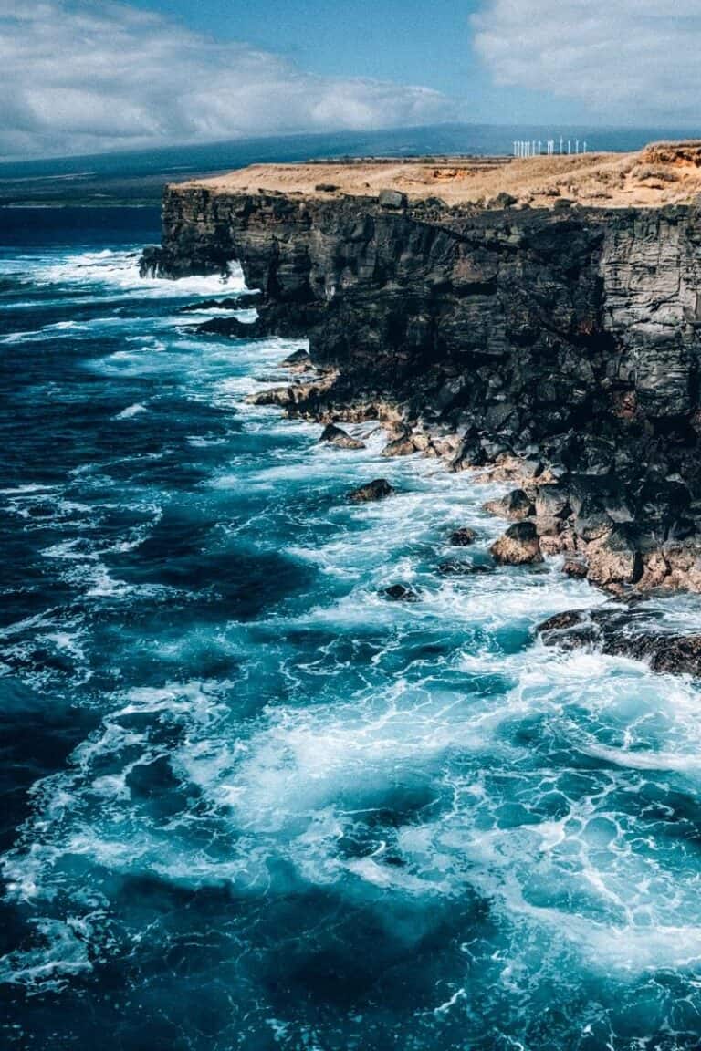 South Point Hawaii Cliff jumping