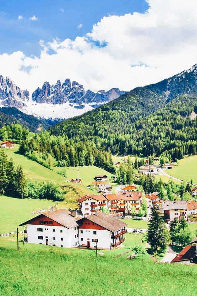 Dolomites in the Italian Alps