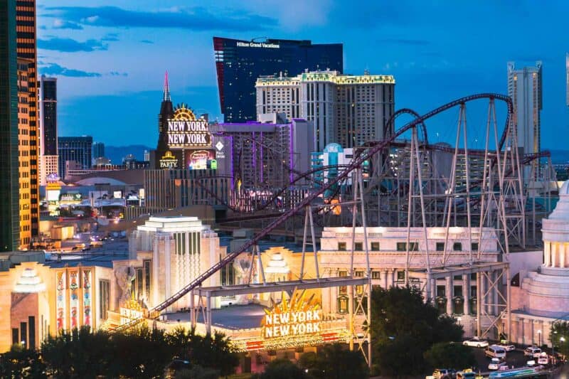 New York New York Roller Coaster Las Vegas