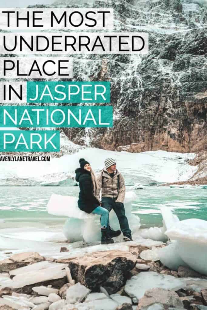 One of the most underrated Jasper attractions is Mt Edith Cavell. You can see a gorgeous blue green pond and Angel Glacier running down the mountain. #avenlylanetravel #avenlylane #jaspercanada #canada #alberta #travelinspiration #travelguide #travelblogger #explorecanada #jaspernationalpark