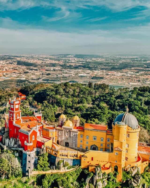 Sintra Palace in Sintra Portugal