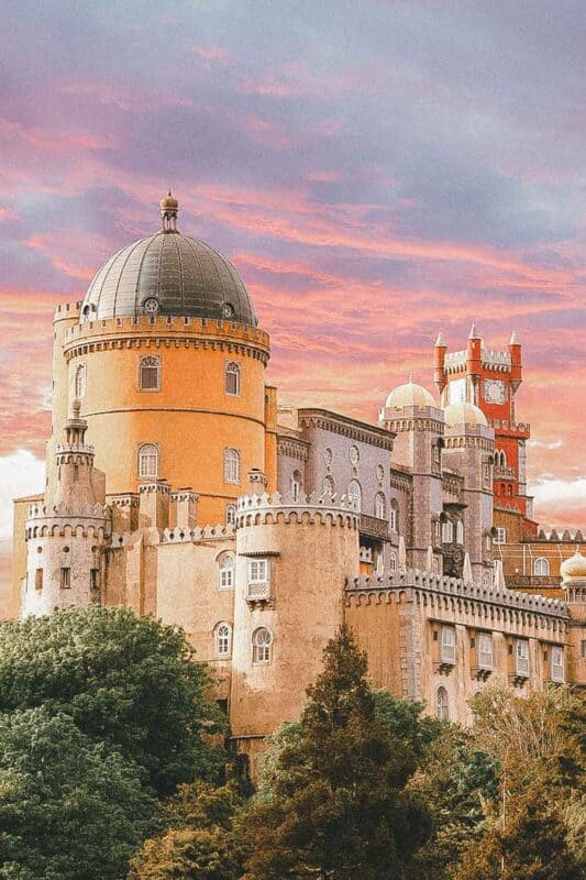 Palace in Sintra, Portugal, Europe