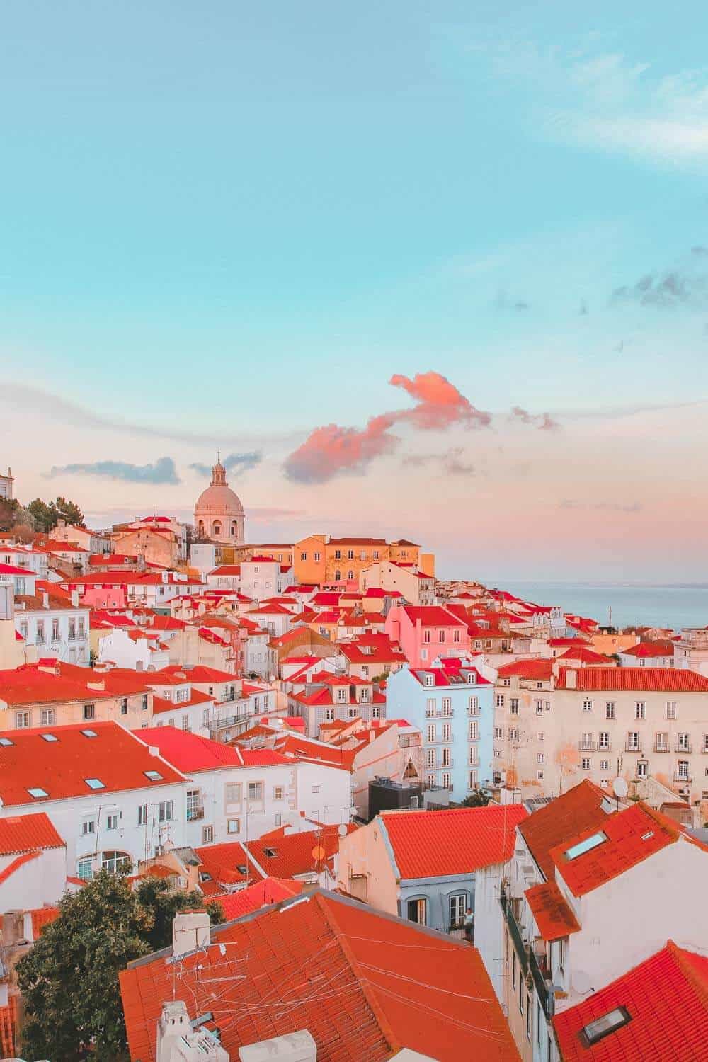 Alfama in Lisbon Portugal. Best things to do in Portugal.