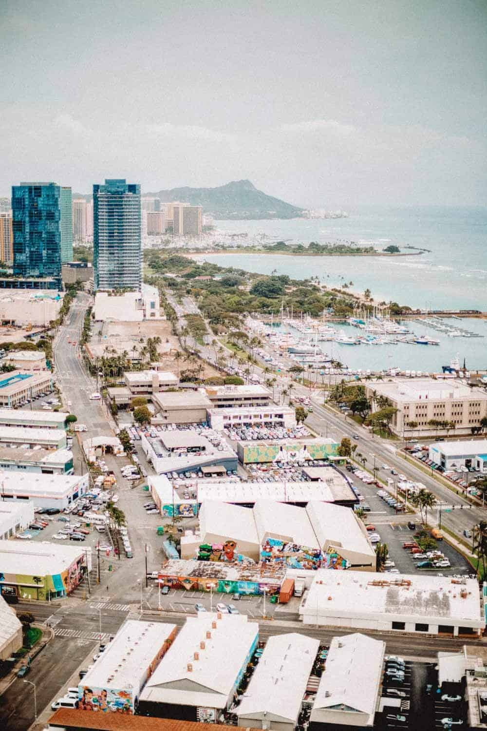 View of Waikiki Beach in Hawaii