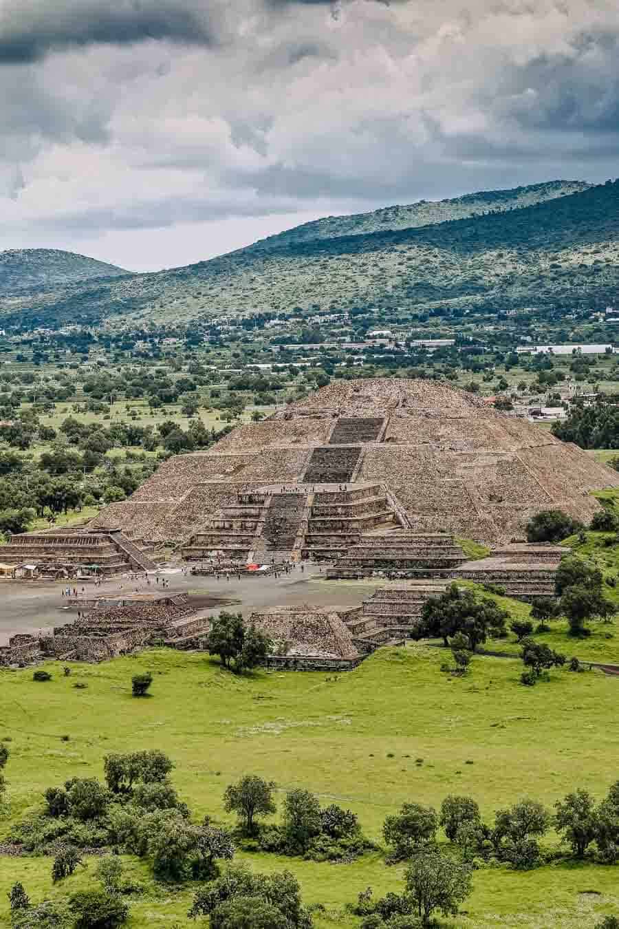 Teotihuacan Mayan ruins in Mexico