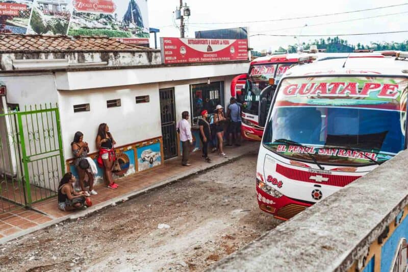 Guatape bus