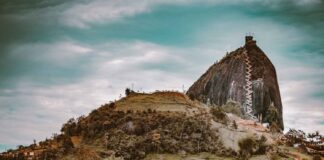 La Piedra Del Penol in Guatape Colombia
