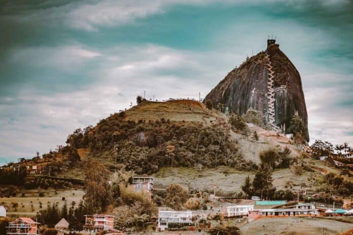 La Piedra Del Penol in Guatape Colombia