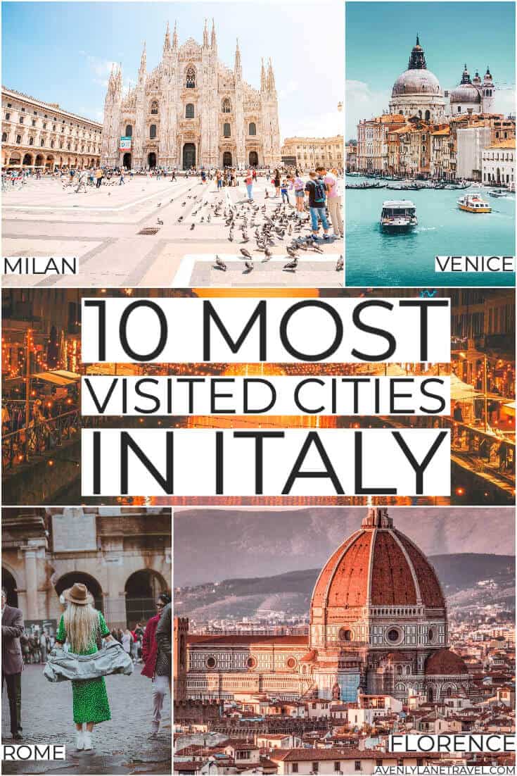 Most visited cities in Italy