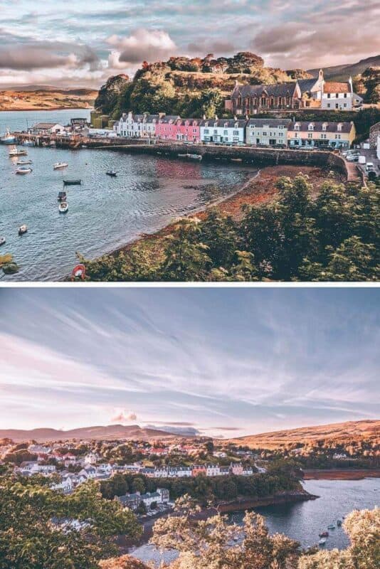 Portree en la isla de Skye