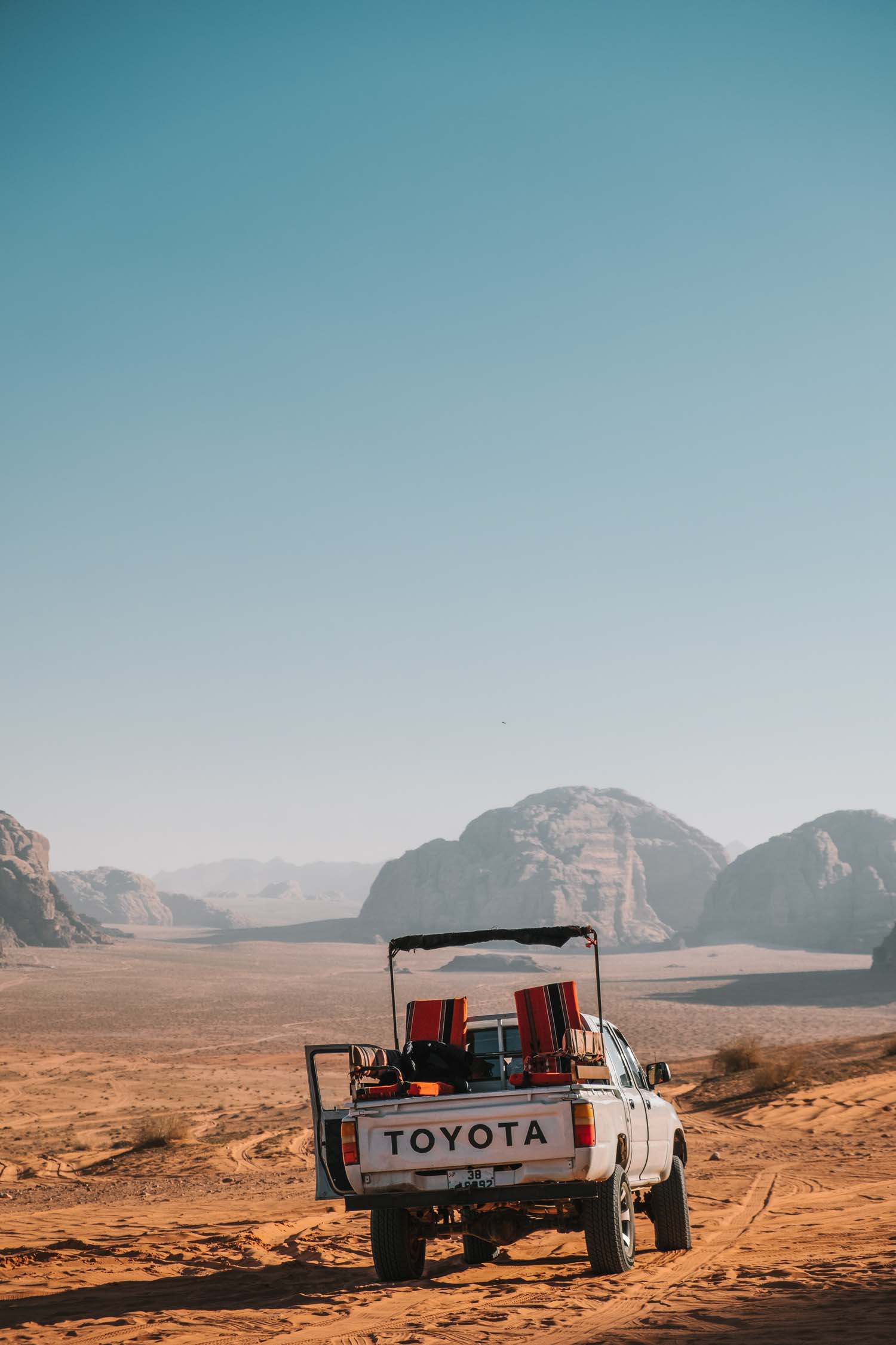 Wadi Rum desert car