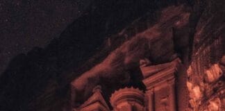 Petra at night