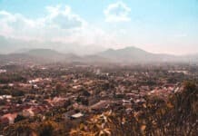 Views from the top of Mount Phousi