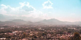 Views from the top of Mount Phousi