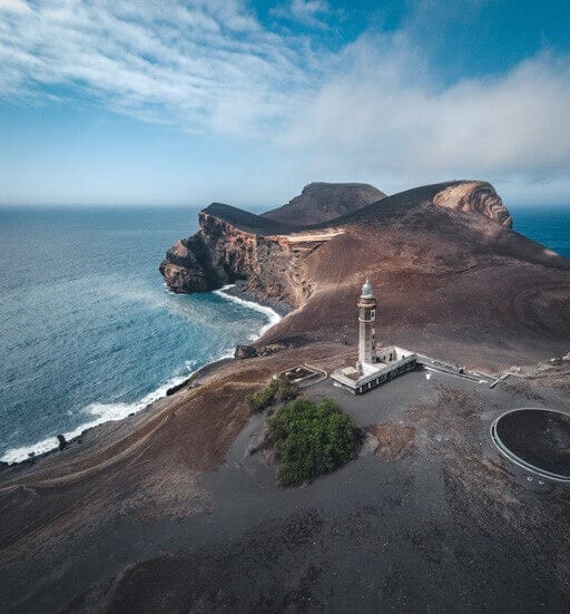 Capelinhos on Faial island, Azores