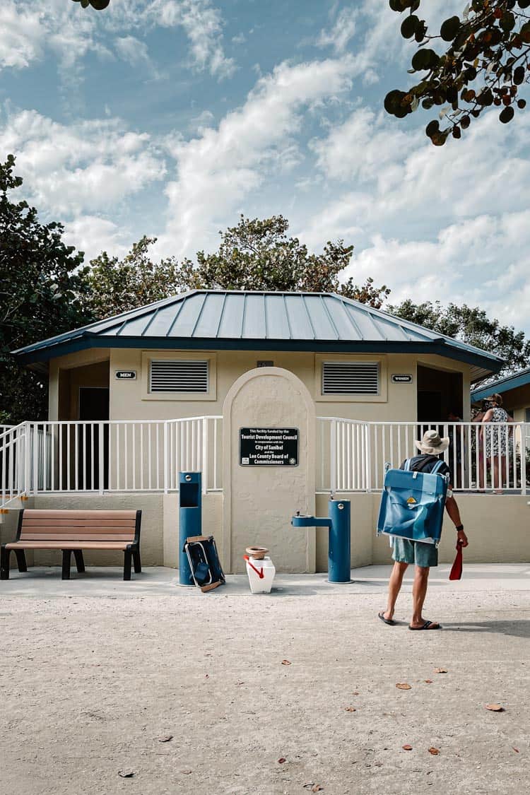 Bathroom at Bowman's Beach