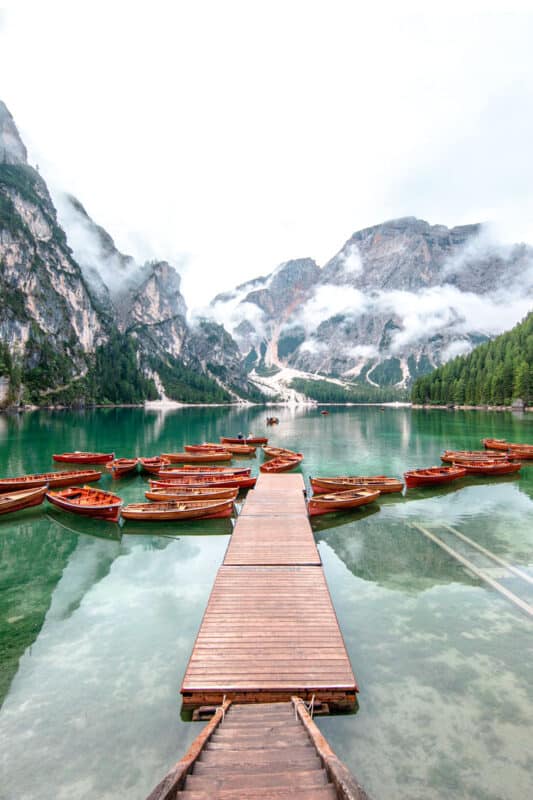 Lago di Braies, Prags, South Tyrol, Italy