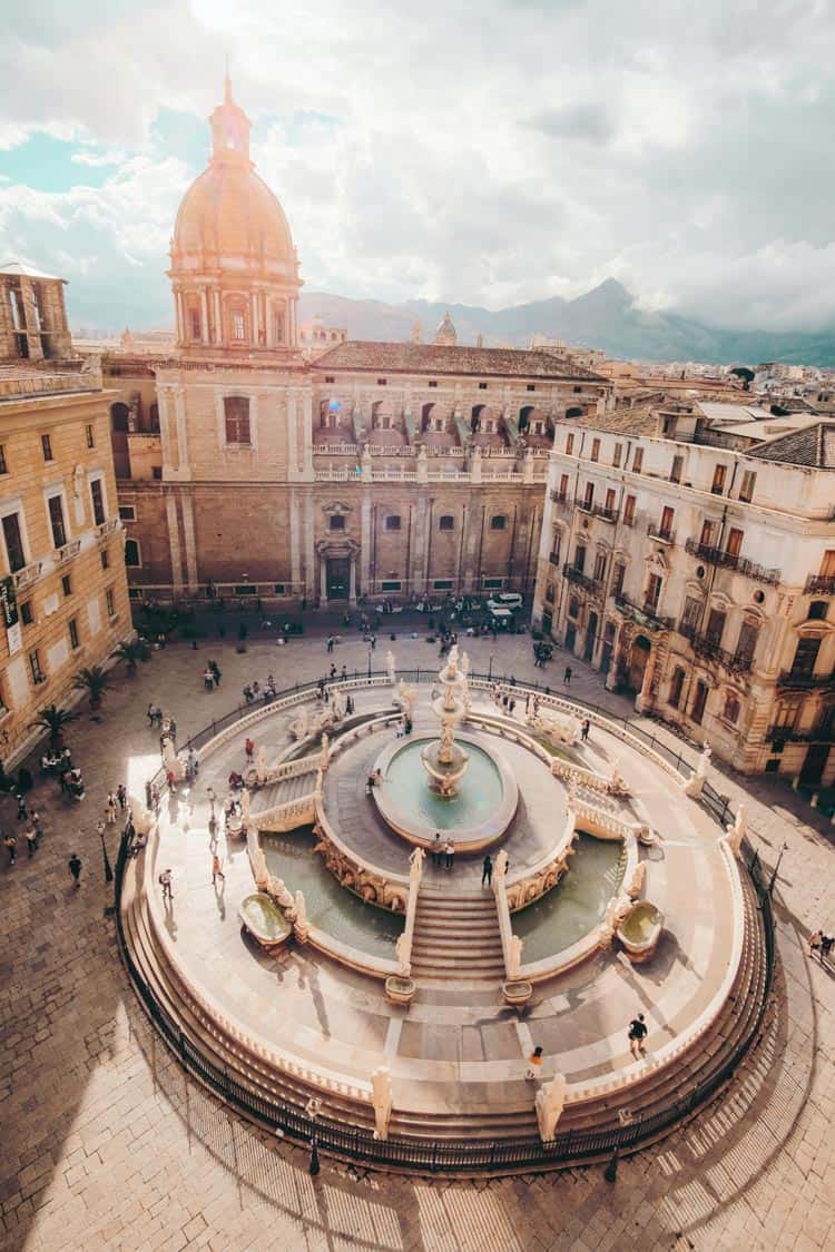 Piazza Pretoria Palermo, Italy