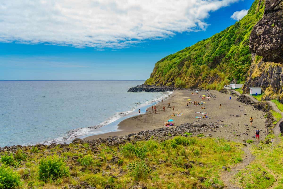 Lombo Gordo beach on Sao Miguel Island