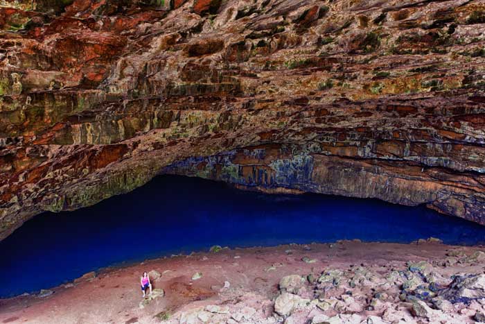 Waikapalae wet cave in Kauai