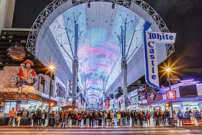 Fremont Street in Las Vegas