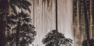 Bellagio fountain show in Vegas