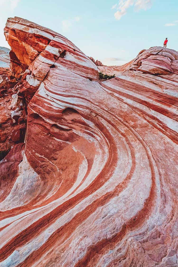Fire Wave trail at the Valley of Fire State Park