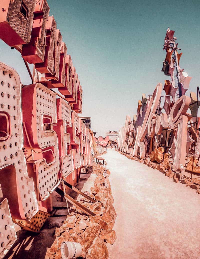 Neon Graveyard in Las Vegas Nevada