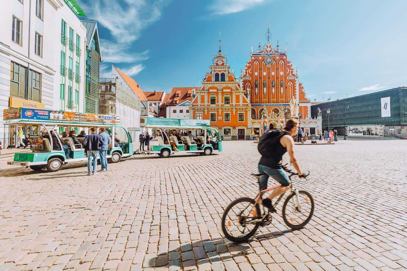 Bike tour around Riga Latvia