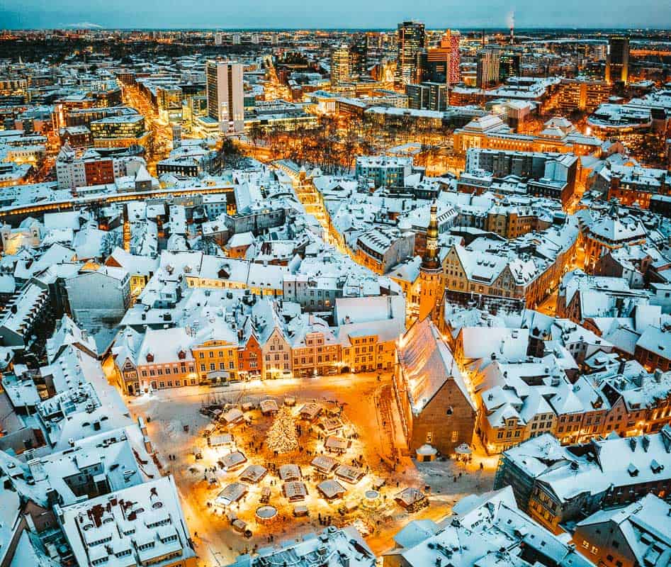 Tallinn Estonia Christmas Market