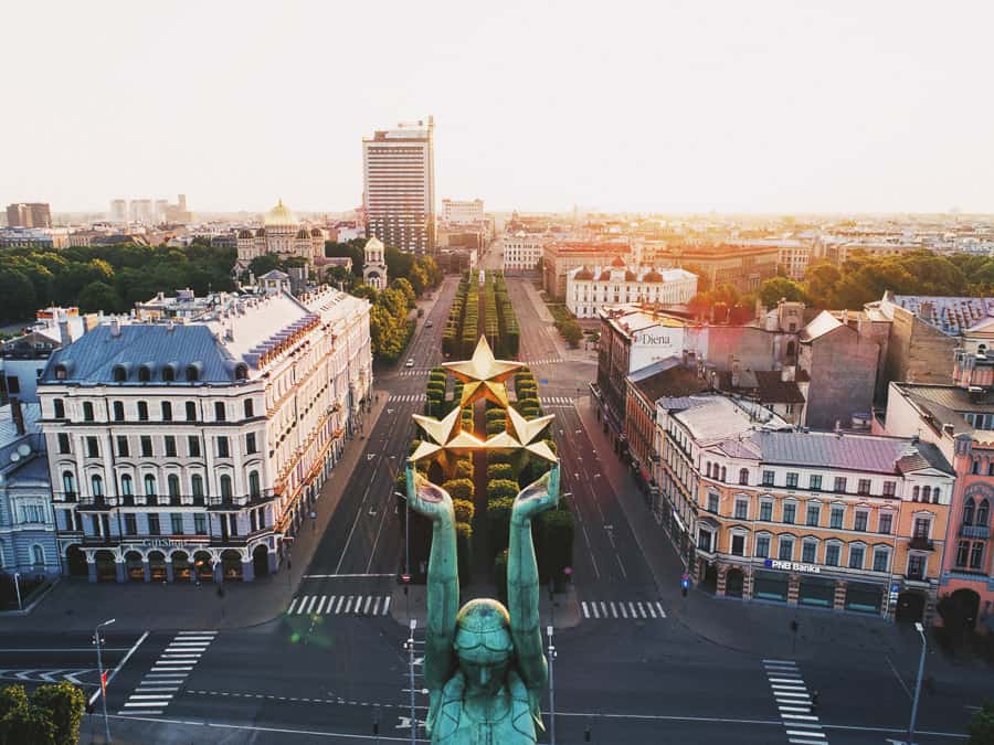 The Freedom Monument Riga