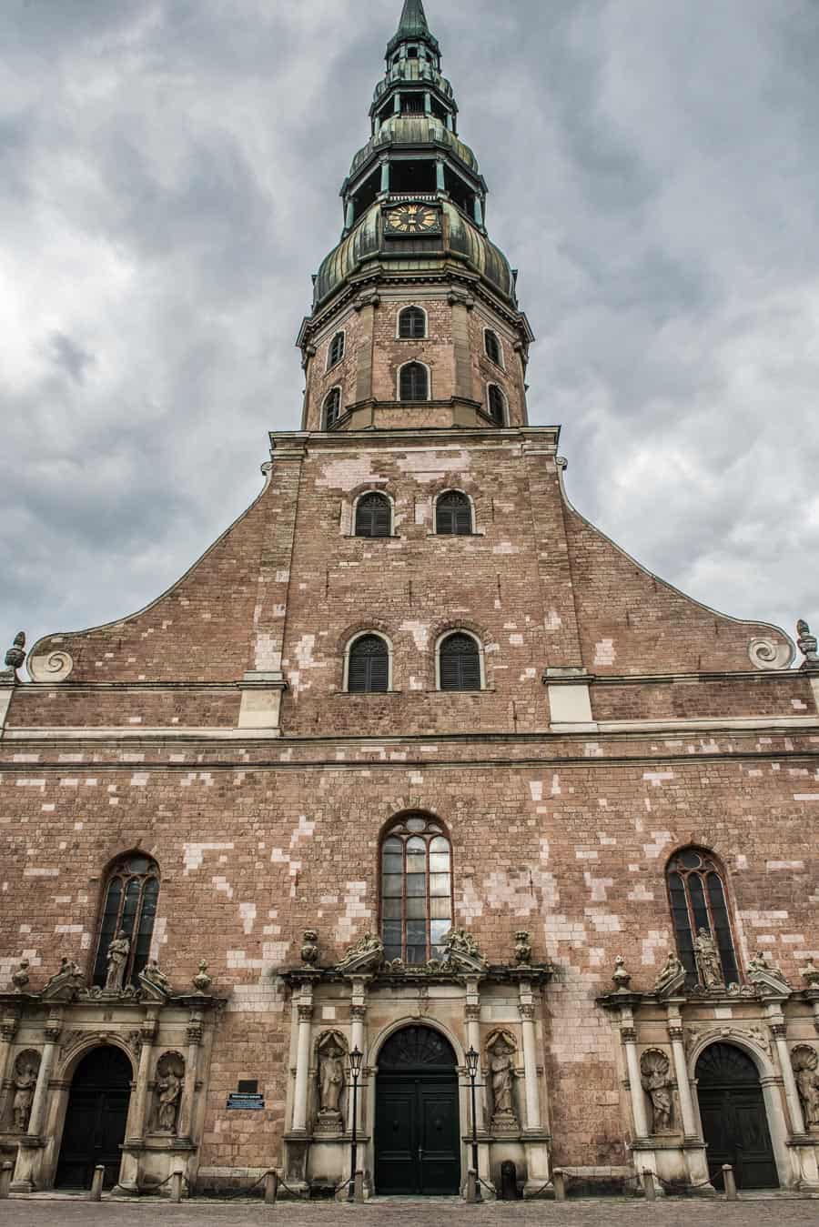 St. Peters Church in Riga Lativa