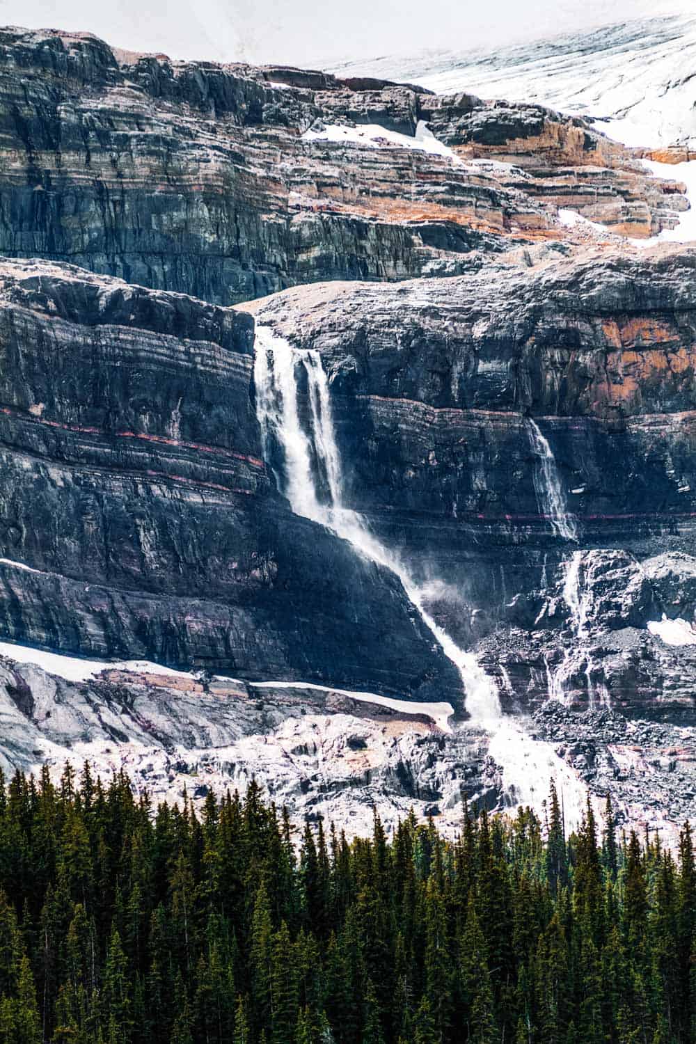 Bow Glacier Falls In Banff National Park, Alberta, Canada. Bow G