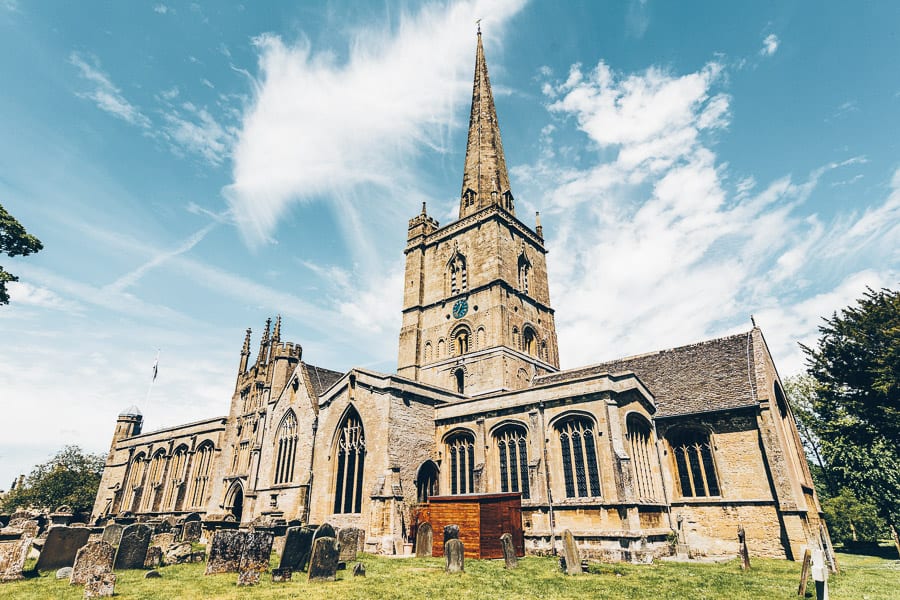 St John the Baptist church in Burford UK