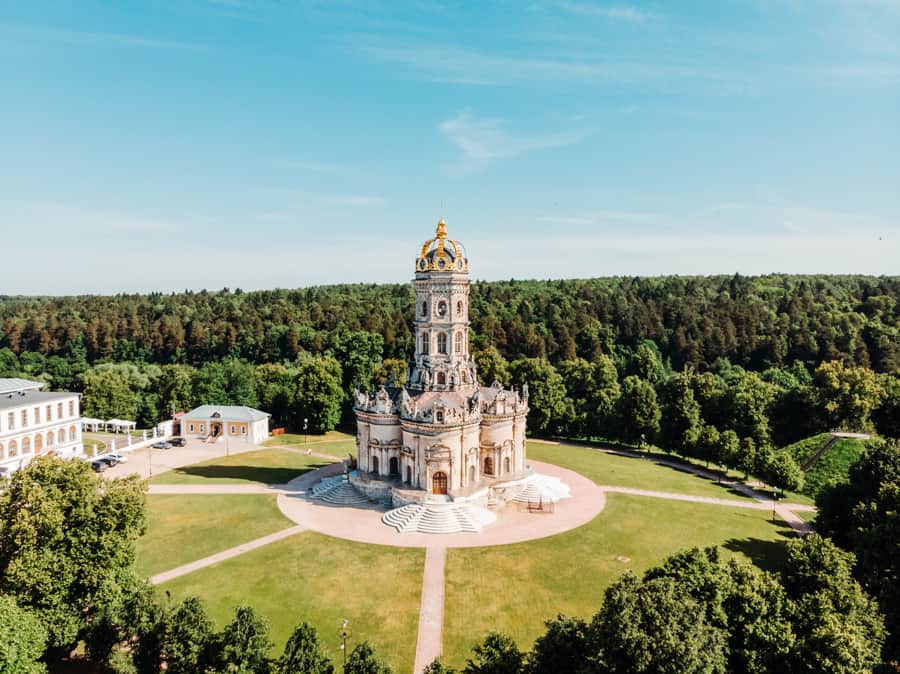 Church of Sign of Blessed Virgin in Dubrovitsy Znamenskaya church