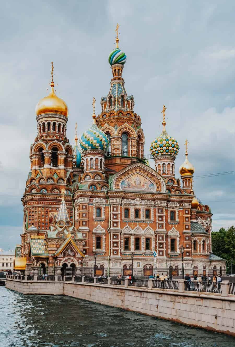 Church Of The Savior On Spilled Blood, Saint Petersburg, Russia