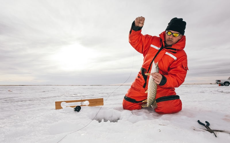 Ice Fishing in Greenland