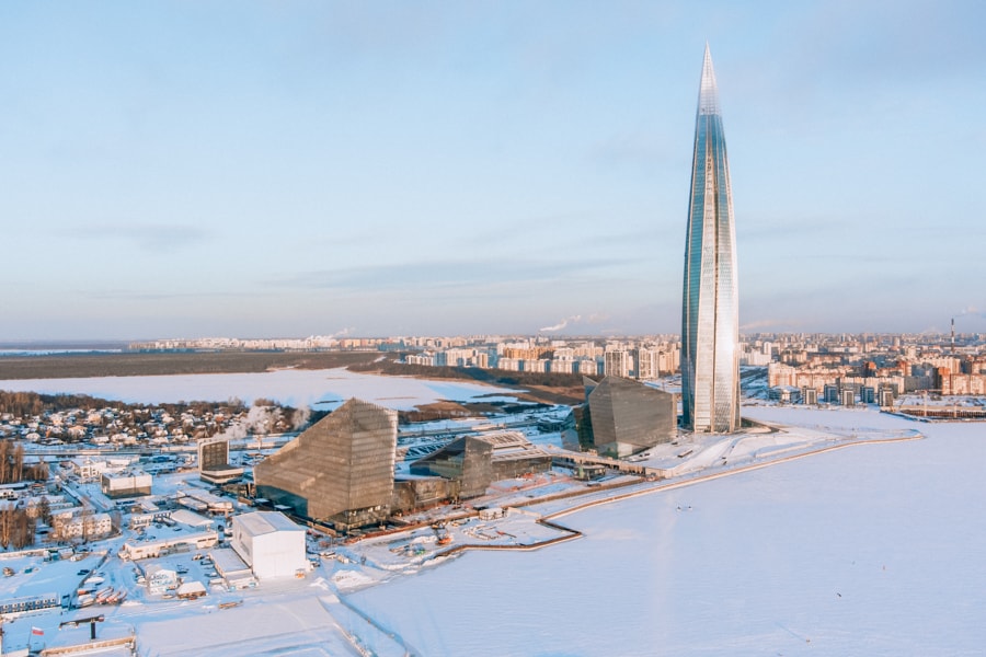 Lakhta center skyscraper