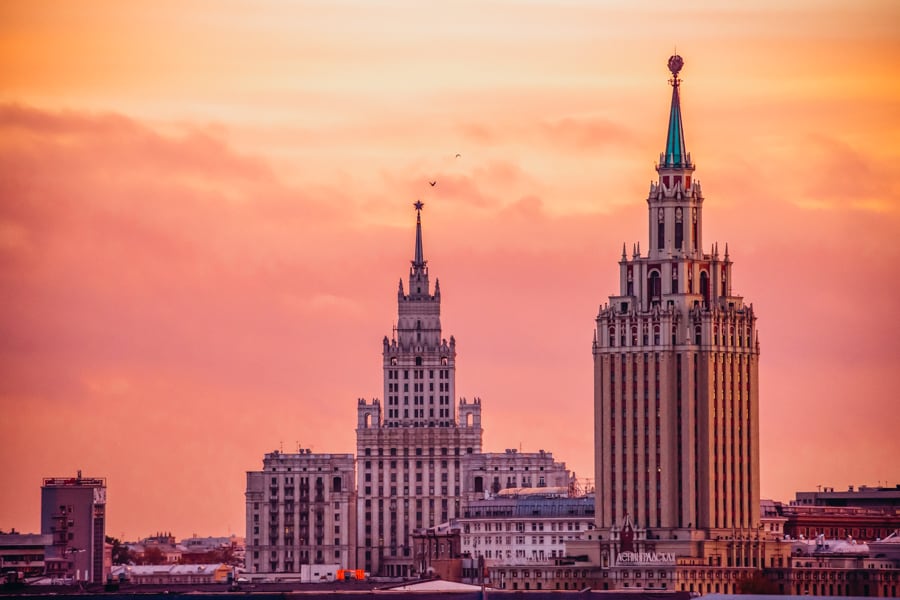 Stalinist Skyscrapers called The Seven Sisters