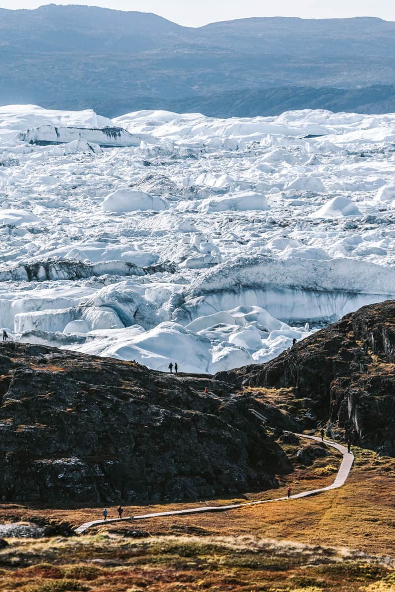 The Ilulissat Ice Fjord Greenland