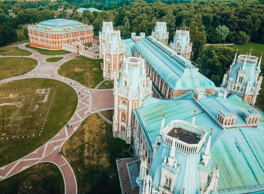 Tsaritsyno Museum Reserve in Moscow