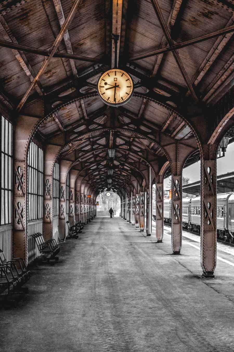 Vitebsky railway station in Russia