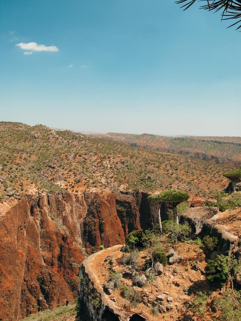 Wadi Dirhur Canyon in Socotra Yemen