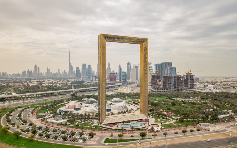 Dubai Frame in Zabeel Park