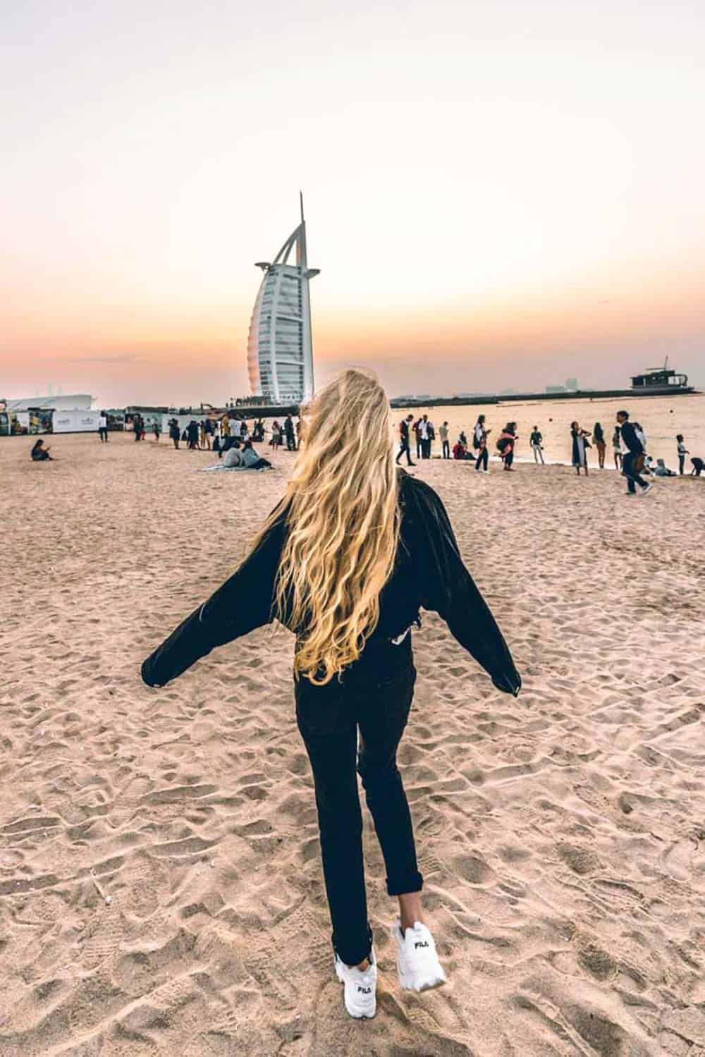 Jumeirah Beach in Dubai UAE